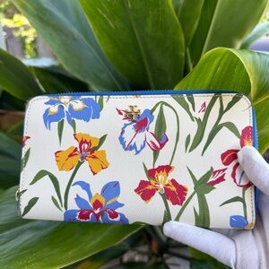 Tory Burch Floral Emerson Continental Wallet